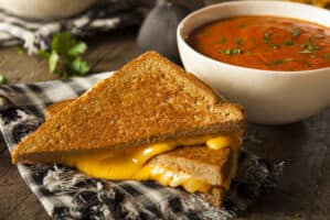Grilled Cheese made with WIC Foods